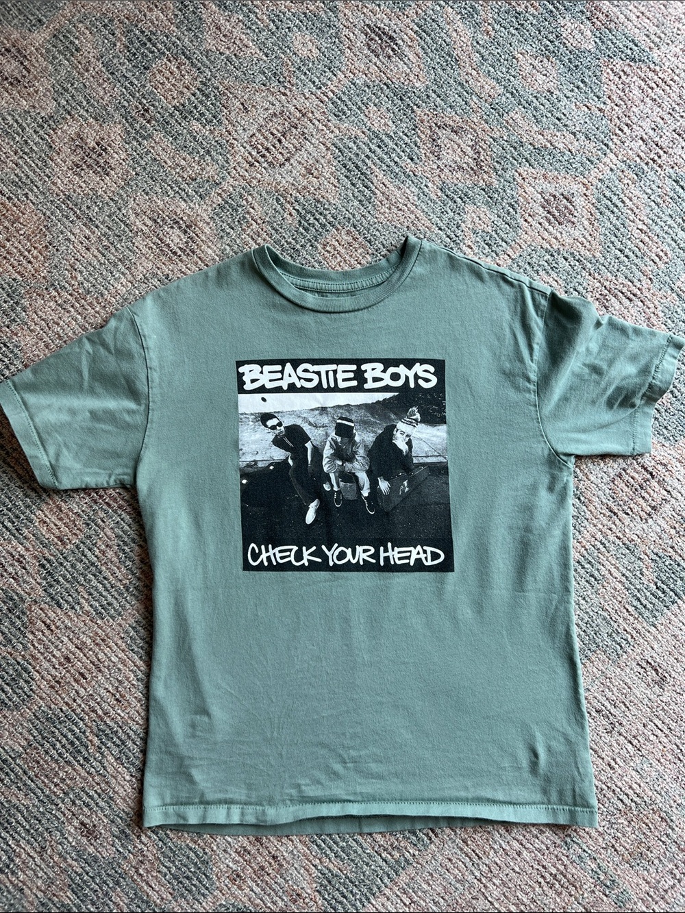 GAP Kids Sage Green Beastie Boys 'Check Your Head' Graphic Tee